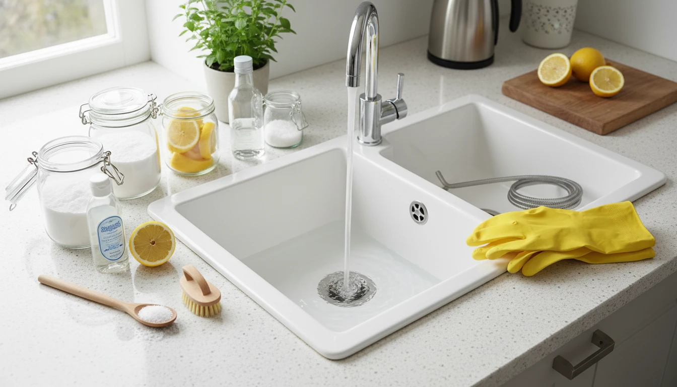 misturas caseiras para desentupir pia